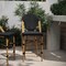 Flash Furniture Marseille Stackable IndoorOutdoor French Bistro 26 Counter Height Stool, Black and Bamboo Finish SDA-AD642107-CS-BK-NAT-GG - alternate 1